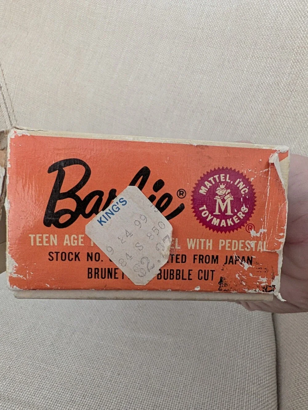 Vintage 1960s Bubblecut Barbie Doll in Original Box - Collectible Fashion Doll